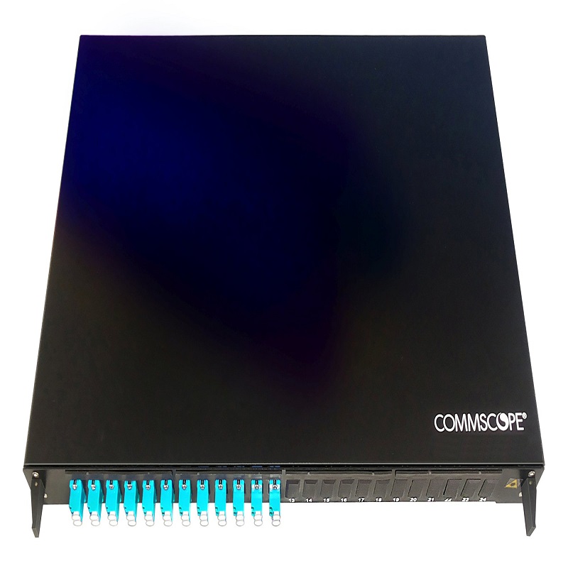 Picture of CommScope Fiber Patch Panel LIU 4-2122146-3 | FMS-K-2-B-I-LOM4-12-IN99-24-SP
